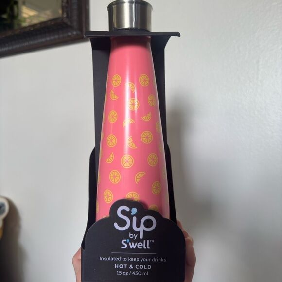 Other - NWT S’Well Lemon Drop Bottle Stainless Steel Travel Water Pink & Yellow